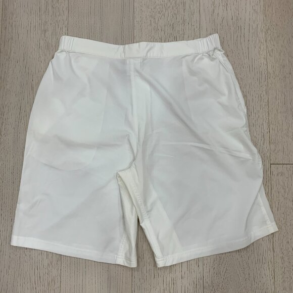 Lacoste Tennis Shorts - White - Size L (aka 5) - Picture 3 of 3